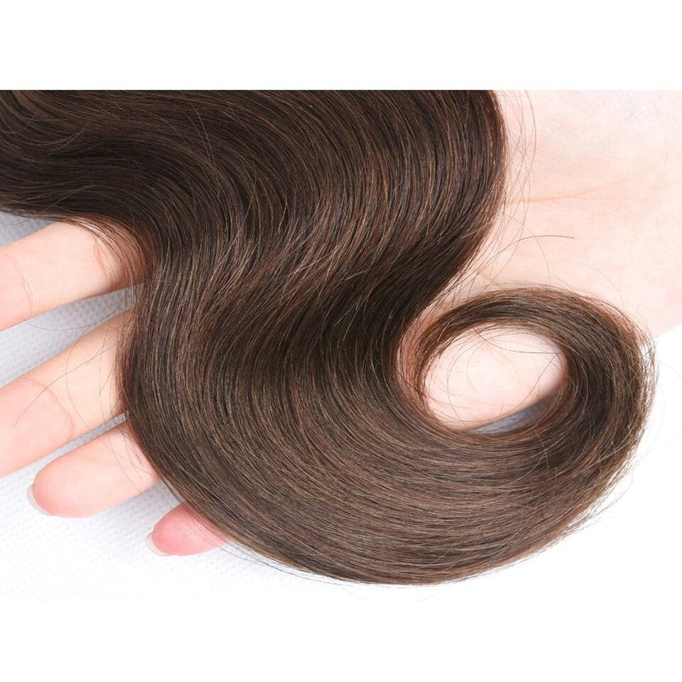 Chocolate Color Brown Body Wave 3 Bundles 100% Virgin Human Hair Extension