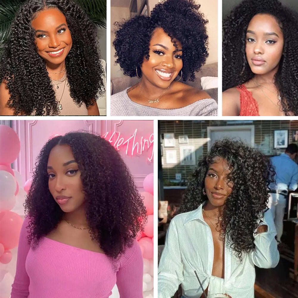 Afro Curly 3 Bundles Virgin Small Tight Curly