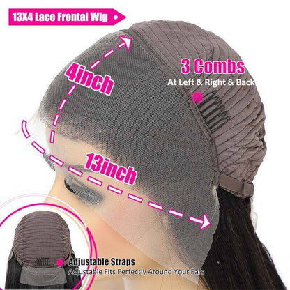 13x4 Lace Front Straight Wig With Baby Hair
