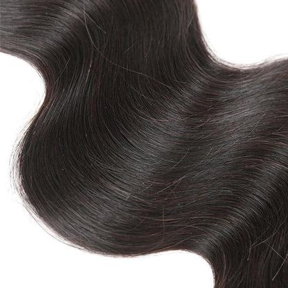 (B1) Body Wave Bundles Human Hair 3 Bundles Natural Black Color Virgin Weave Bundles Hair Extensions