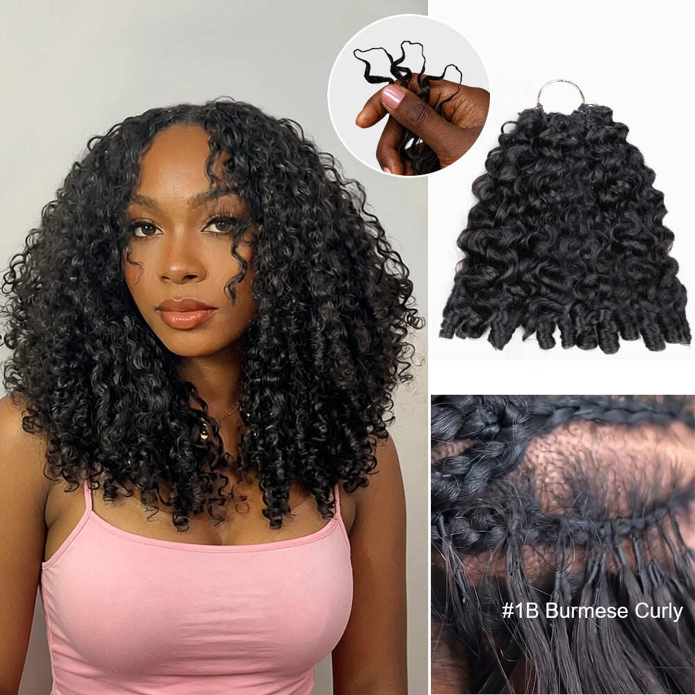 Seamless Crochet Human Hair – Natural Blend, Fast Install & Full Coverage