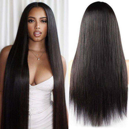 Glueless 13x4 HD Transparent Lace Frontal Straight Wigs For Women