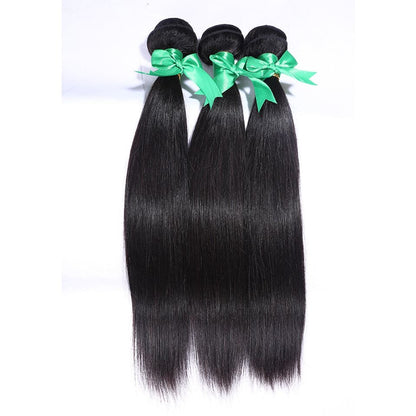 3 Bundles Straight Virgin Human Hair Extension 8-40 inches