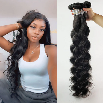 (B1) Body Wave 4 Bundles Virgin Human Hair Extension