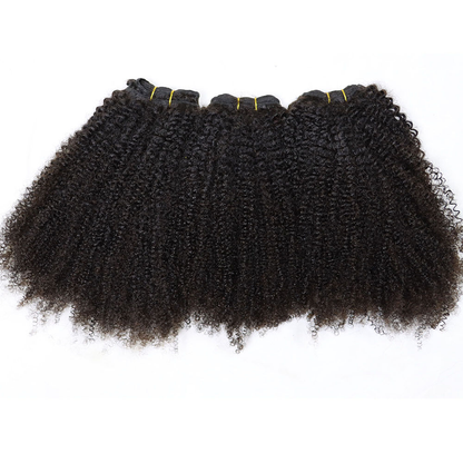 Afro Curly 3 Bundles Virgin Small Tight Curly