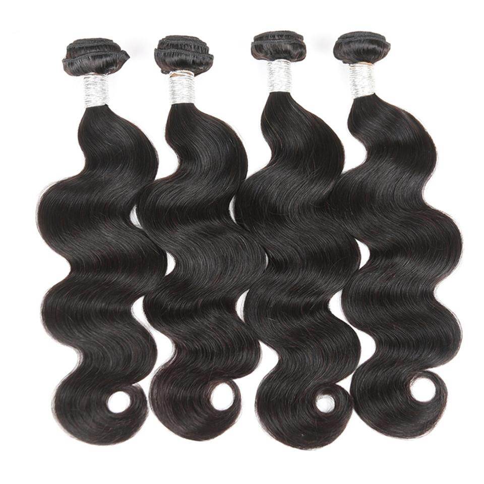 (B1) Body Wave 4 Bundles Weave Sew in Hair Extensions 30 Inch Bundles