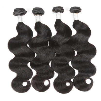 (B1) Body Wave 4 Bundles Weave Sew in Hair Extensions 30 Inch Bundles