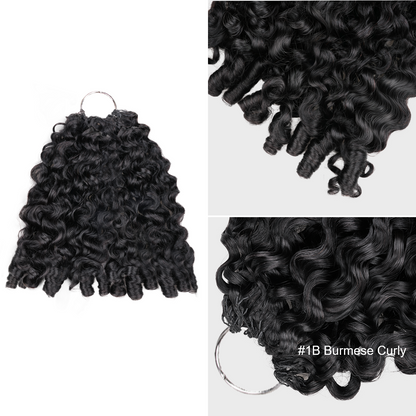 Seamless Crochet Human Hair – Natural Blend, Fast Install & Full Coverage
