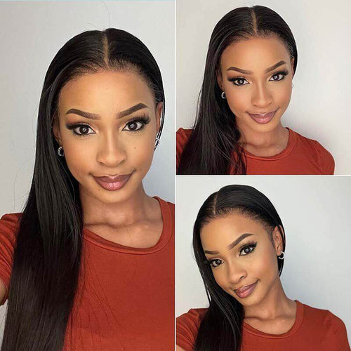 ReadytoGo Glueless 13x4 Full Frontal Lace Straight Wig