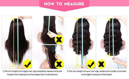 Glueless 13x4 Transparent Water Wave Frontal Wig with Baby Hair