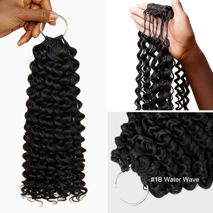 Seamless Crochet Human Hair – Natural Blend, Fast Install & Full Coverage