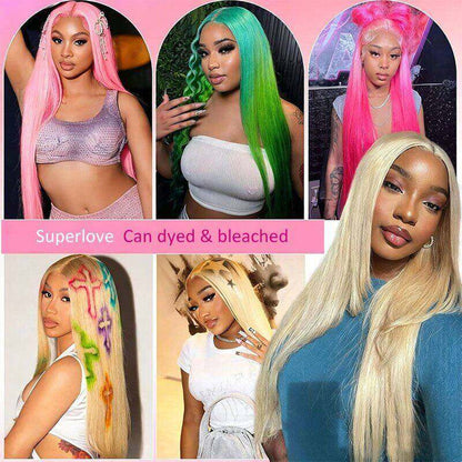 Superlove Blonde 613 Wig 13X4 T Lace Front Wig Straight Human