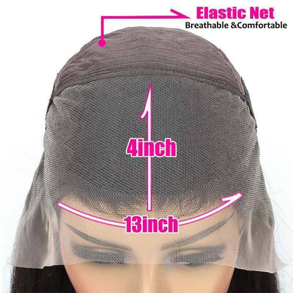 Glueless 13x4 HD Transparent Lace Frontal Straight Wigs For Women
