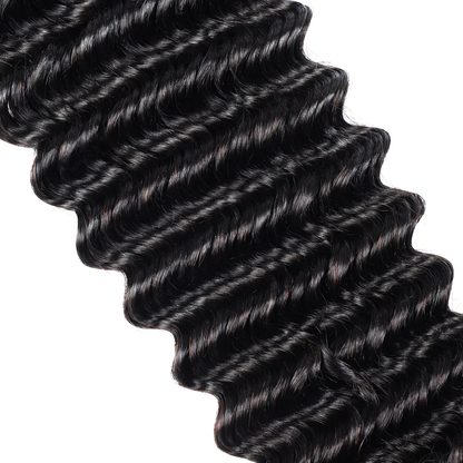 Bulk For Braiding Hair Deep Wave No Weft Virgin Human Hair for Braiding Hair