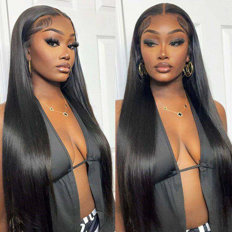 5x5 Lace Closure Wig Natural Hairline With Baby Hair Natural Color