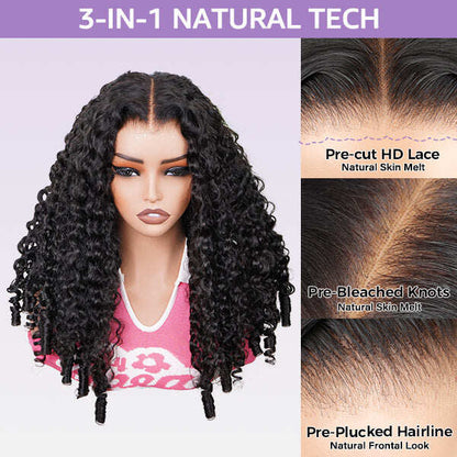 13x6 Glueless Burmese Curly Wig – Pre-Plucked Natural Hairline