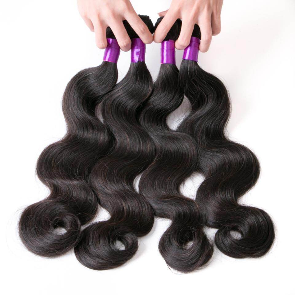 4 Bundles Body Wave Virgin Human Hair Extension 8-40 inches