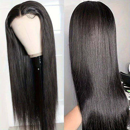 5x5 Lace Closure Straight Wigs For Black Women
