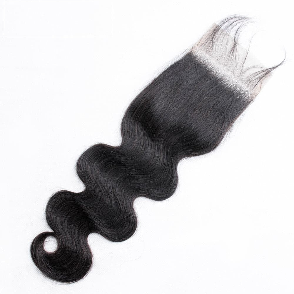 (B1) Body Wave 3 Bundles With 4x4 Closure Human Hair Extension for women