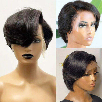 13x4 Lace Front Pixie Cut Wig Short Human Hair wig Short Wigs
