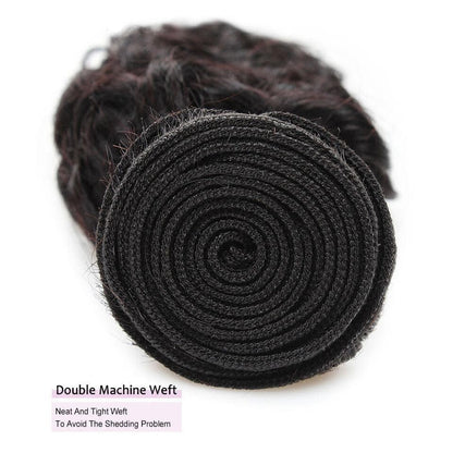 Kinky Curly 4 Bundles Virgin Human Hair Extensions 8-40 inches