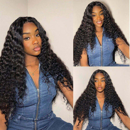 ReadytoGo Glueless 4x4 Lace Closure Deep Wave Wig