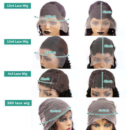 360 Hd Transparent Lace Front Straight Wigs with Baby Hair in Natural Color