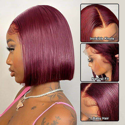 99J 13x4 Lace Front Short Bob Wig