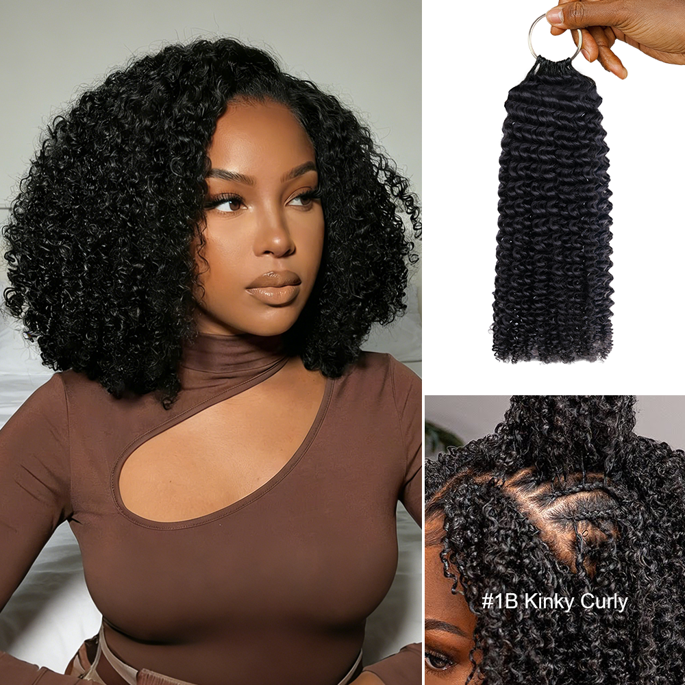 Seamless Crochet Human Hair – Natural Blend, Fast Install & Full Coverage