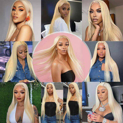 Superlove Blonde 613 Wig 13X4 T Lace Front Wig Straight Human