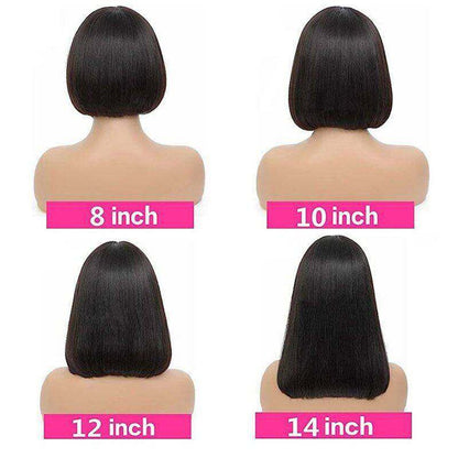 Lightning Deal 4x4 Lace Closure Bob Straight Wig
