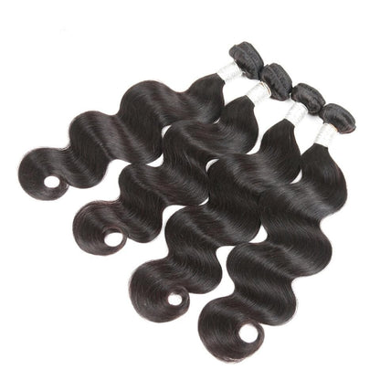 (B1) Body Wave 4 Bundles Weave Sew in Hair Extensions 30 Inch Bundles