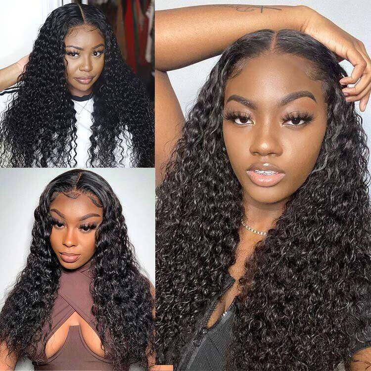 ReadytoGo Glueless 4x4 Lace Closure Deep Wave Wig