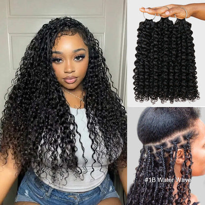 Seamless Crochet Human Hair – Natural Blend, Fast Install & Full Coverage