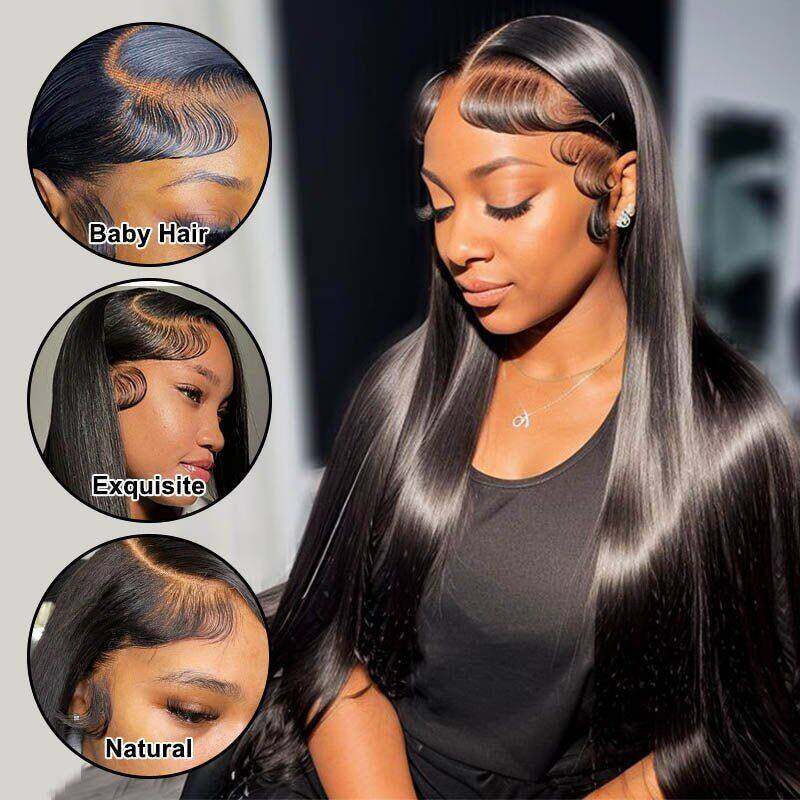 13x4 Lace Front Straight Wig With Baby Hair