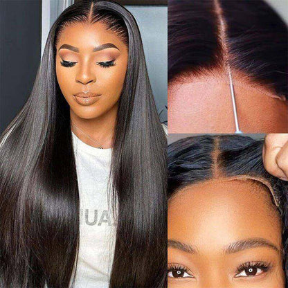 ReadytoGo Glueless 13x4 Full Frontal Lace Straight Wig