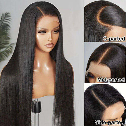Glueless 13x4 HD Transparent Lace Frontal Straight Wigs For Women