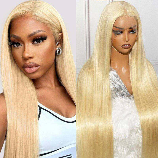 Superlove Blonde 613 Wig 13X4 T Lace Front Wig Straight Human