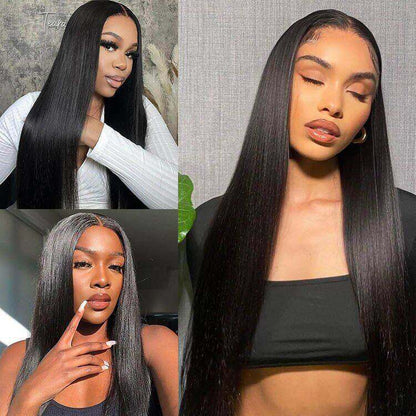 5x5 Lace Closure Wig Natural Hairline With Baby Hair Natural Color