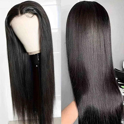 5x5 Lace Closure Wig Natural Hairline With Baby Hair Natural Color