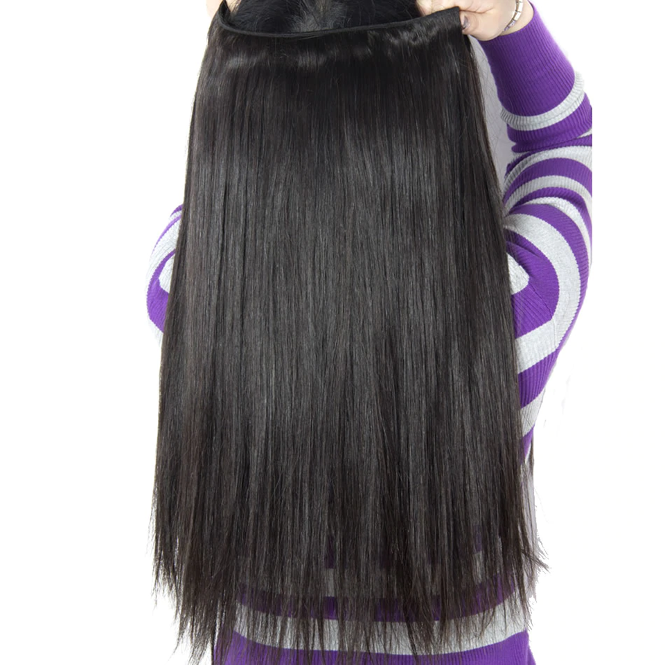3 Bundles Straight Virgin Human Hair Extension 8-40 inches