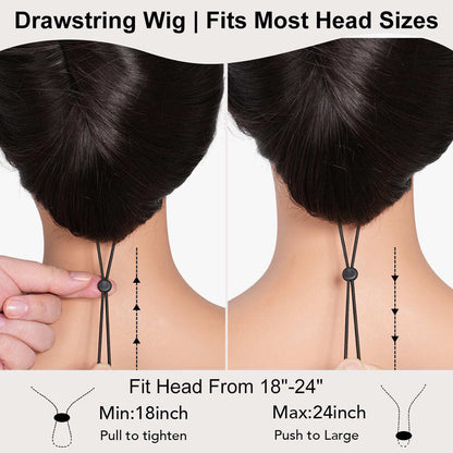 Pull & Go Glueless Wig 13x6 Highlight 4/27 Color Deep Wave Invisible Knots Natural Hairline