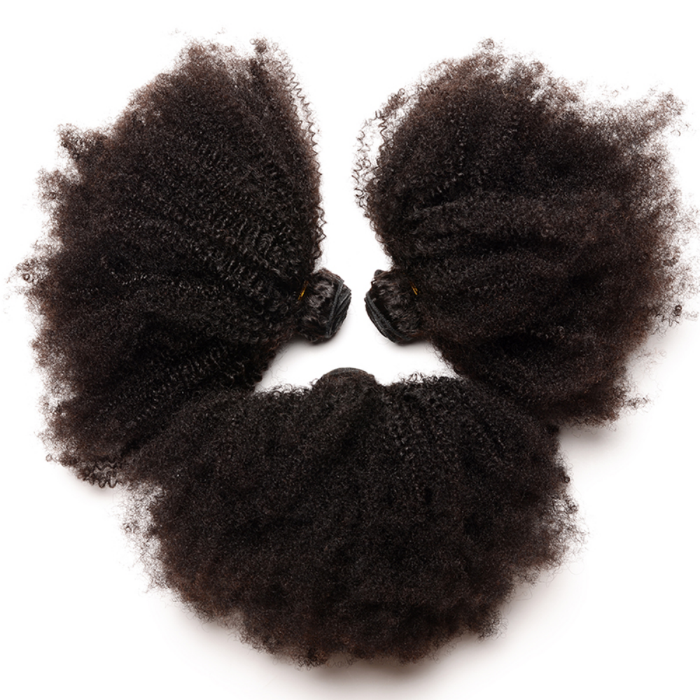 Afro Curly 3 Bundles Virgin Small Tight Curly