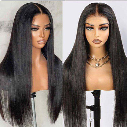 5x5 Lace Closure Wig Natural Hairline With Baby Hair Natural Color