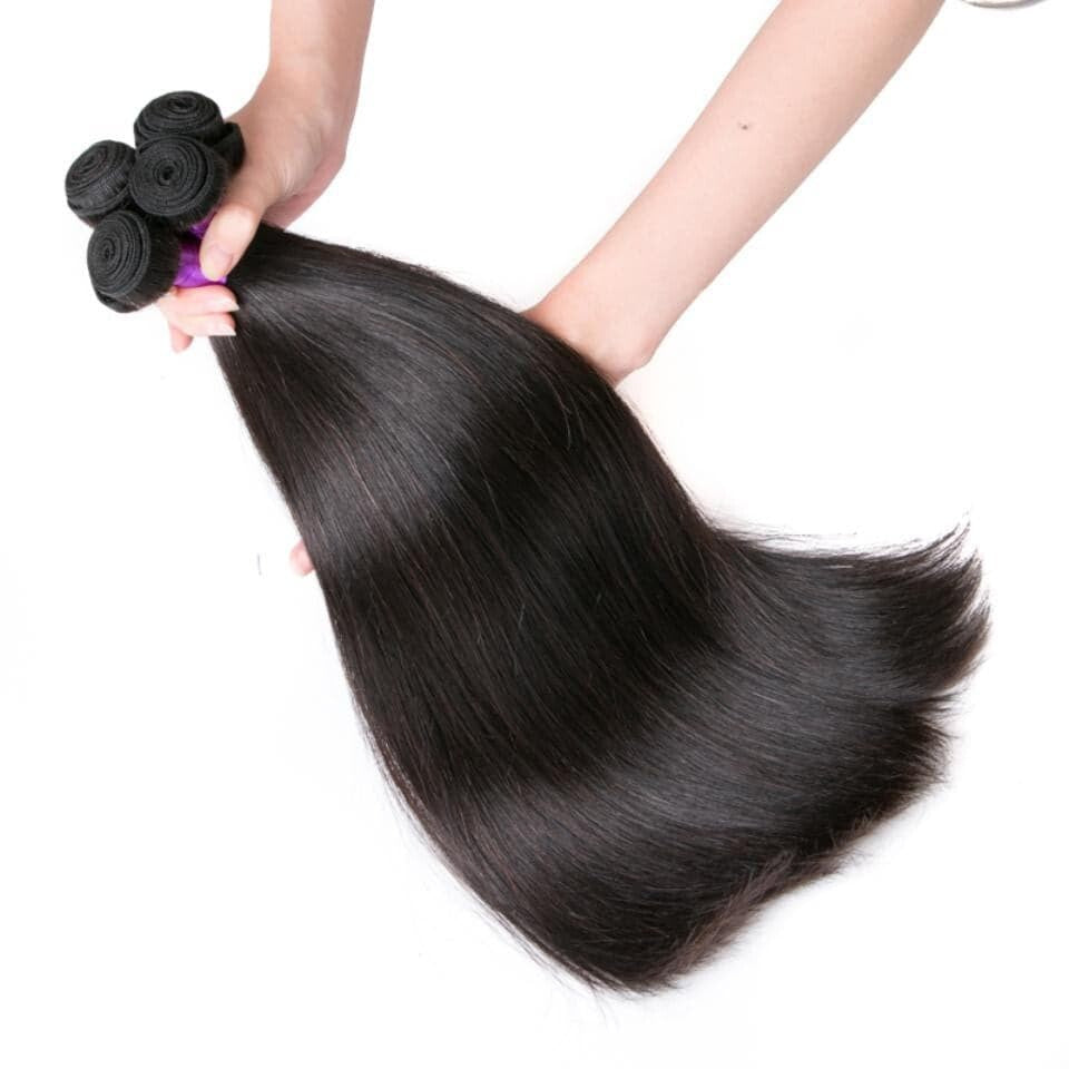3 Bundles Straight Virgin Human Hair Extension 8-40 inches