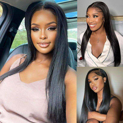 13x4 Lace Front Straight Wigs Remy Hair