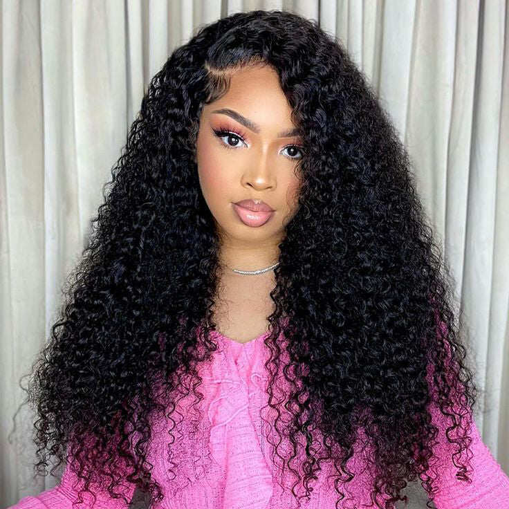 Kinky Curly 4 Bundles Virgin Human Hair Extensions 8-40 inches
