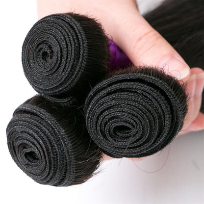 3 Bundles Straight Virgin Human Hair Extension 8-40 inches
