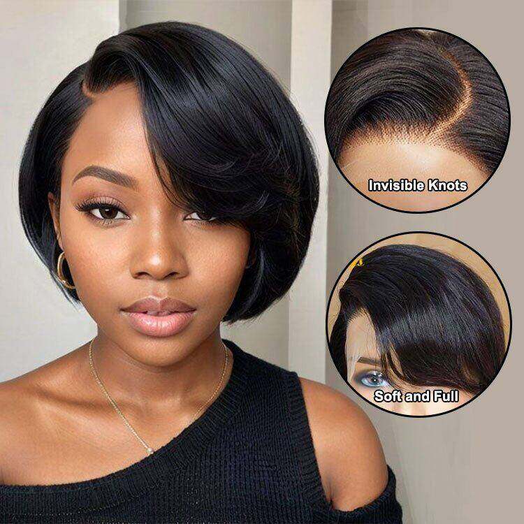 13x4 Lace Front Pixie Cut Wig Short Human Hair wig Short Wigs