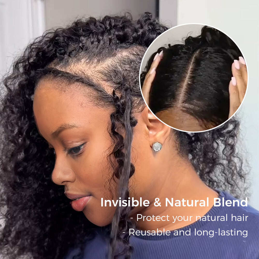 Seamless Crochet Human Hair – Natural Blend, Fast Install & Full Coverage